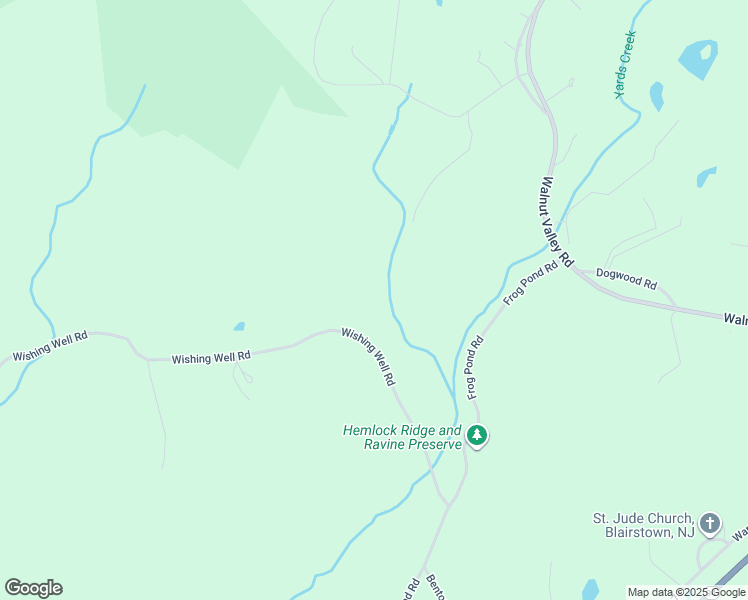 map of restaurants, bars, coffee shops, grocery stores, and more near 20 Wishing Well Road in Blairstown