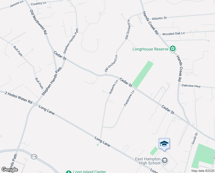 map of restaurants, bars, coffee shops, grocery stores, and more near 4 Sawmill Lane in East Hampton