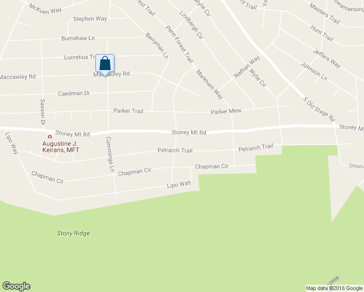map of restaurants, bars, coffee shops, grocery stores, and more near 1067 Petrarch Trail in Albrightsville