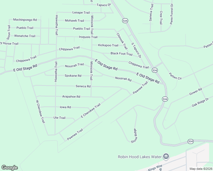 map of restaurants, bars, coffee shops, grocery stores, and more near 2307 Seneca Road in Albrightsville