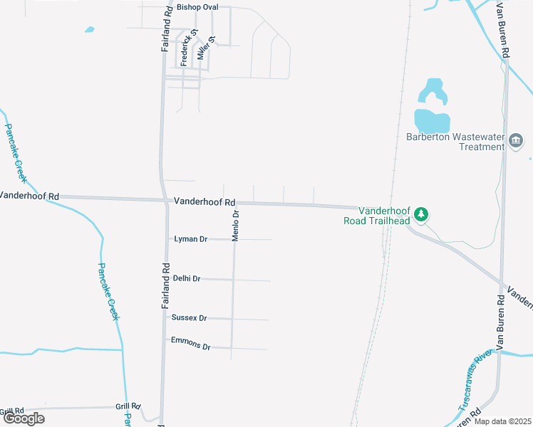 map of restaurants, bars, coffee shops, grocery stores, and more near 2678 Vanderhoof Road in New Franklin