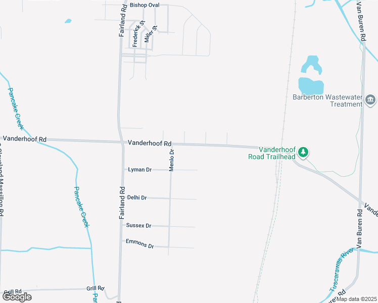 map of restaurants, bars, coffee shops, grocery stores, and more near 2678 Vanderhoof Road in New Franklin