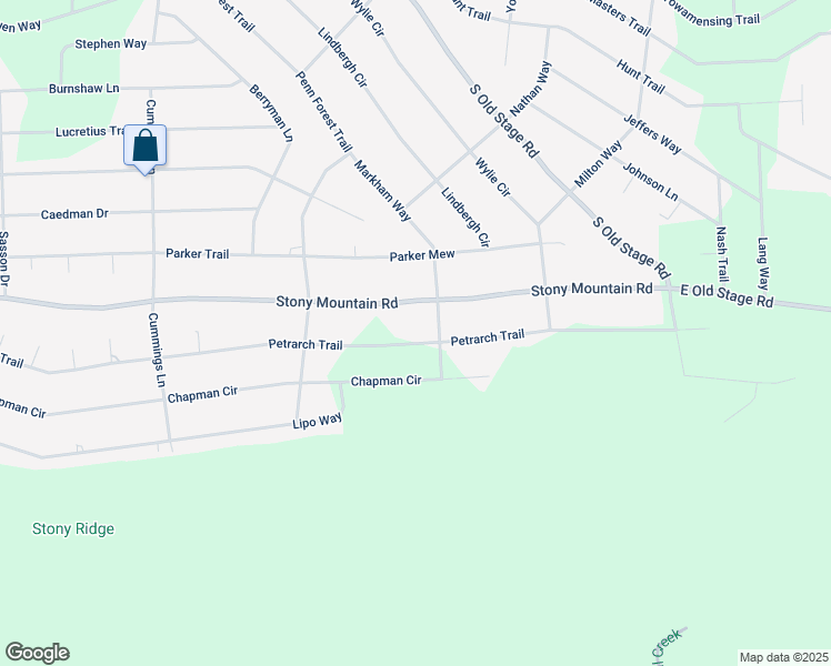 map of restaurants, bars, coffee shops, grocery stores, and more near 193 Petrarch Trail in Albrightsville