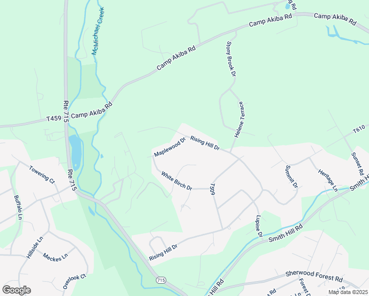 map of restaurants, bars, coffee shops, grocery stores, and more near 609 Maplewood Court in Stroudsburg