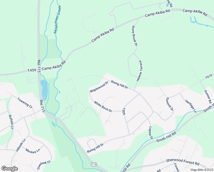 map of restaurants, bars, coffee shops, grocery stores, and more near 609 Maplewood Court in Stroudsburg