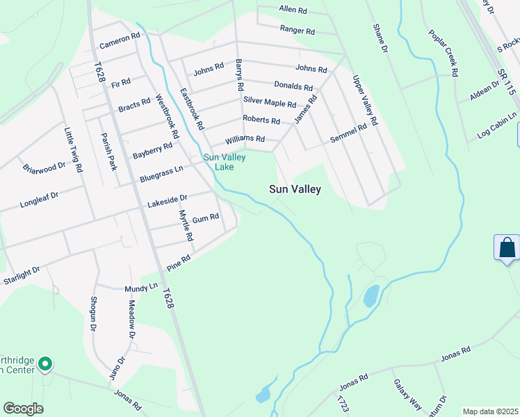 map of restaurants, bars, coffee shops, grocery stores, and more near 836 Westbrook Road in Effort
