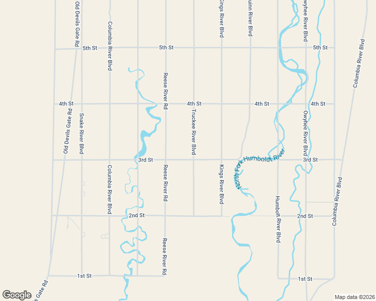 map of restaurants, bars, coffee shops, grocery stores, and more near 9331 3rd Street in Elko