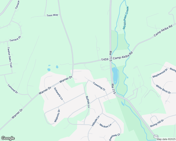map of restaurants, bars, coffee shops, grocery stores, and more near 116 Deidra Drive in Saylorsburg