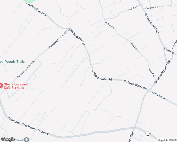map of restaurants, bars, coffee shops, grocery stores, and more near 15 Chatfields Ridge Road in East Hampton