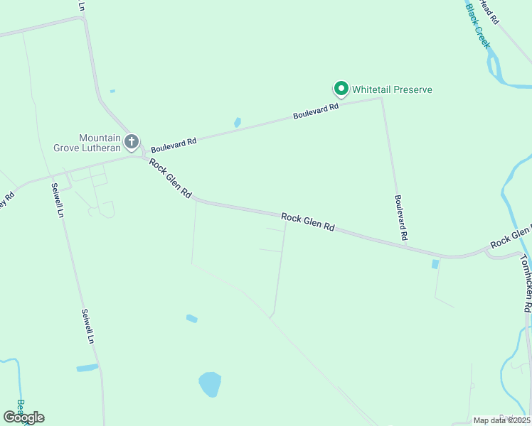 map of restaurants, bars, coffee shops, grocery stores, and more near Rock Glen Road in Bloomsburg