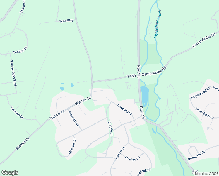 map of restaurants, bars, coffee shops, grocery stores, and more near 116 Deidra Drive in Saylorsburg