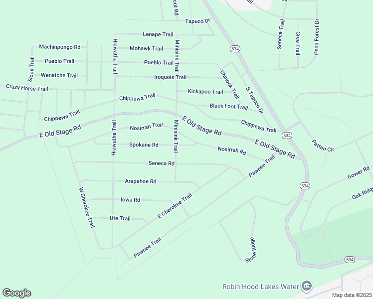 map of restaurants, bars, coffee shops, grocery stores, and more near 88 Spokane Road in Albrightsville