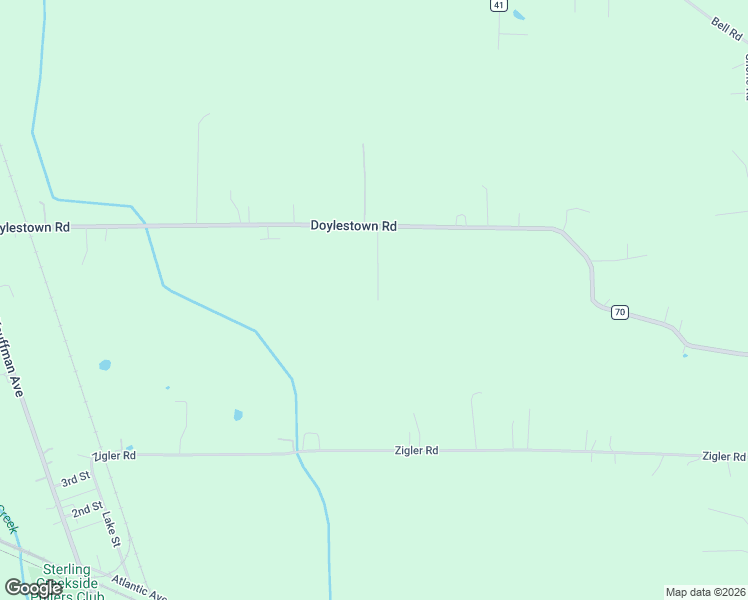 map of restaurants, bars, coffee shops, grocery stores, and more near 7389 Doylestown Road in Sterling