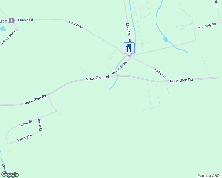 map of restaurants, bars, coffee shops, grocery stores, and more near 956 Rock Glen Road in Sugarloaf
