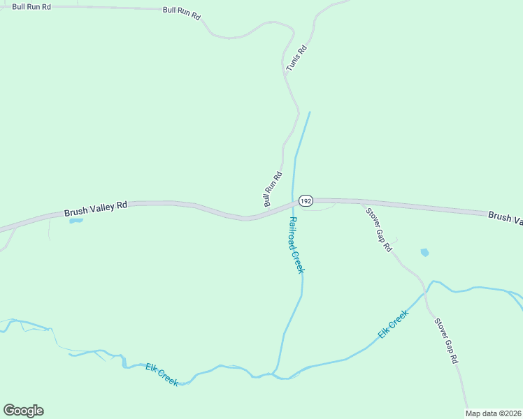 map of restaurants, bars, coffee shops, grocery stores, and more near Brush Valley Road in Rebersburg