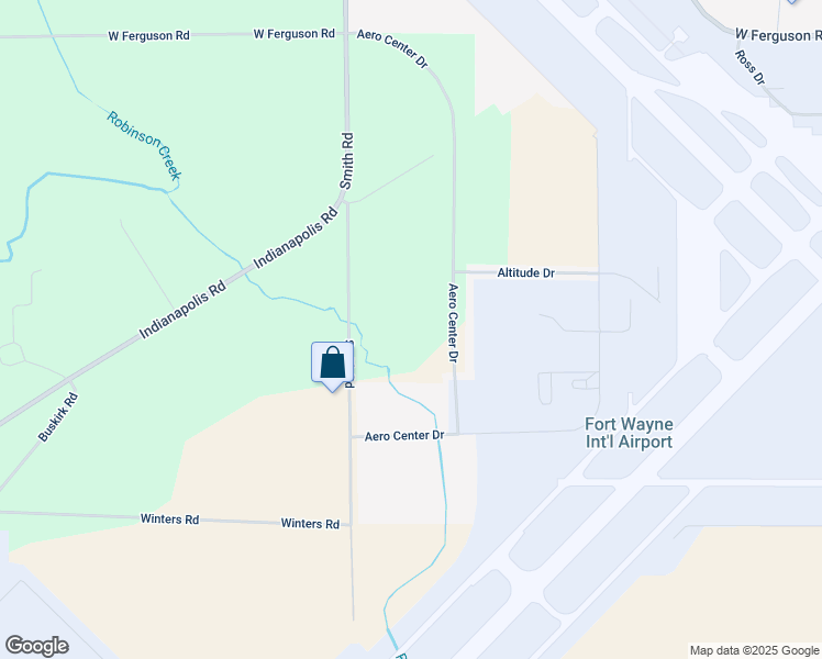 map of restaurants, bars, coffee shops, grocery stores, and more near 11209 Smith Road in Fort Wayne