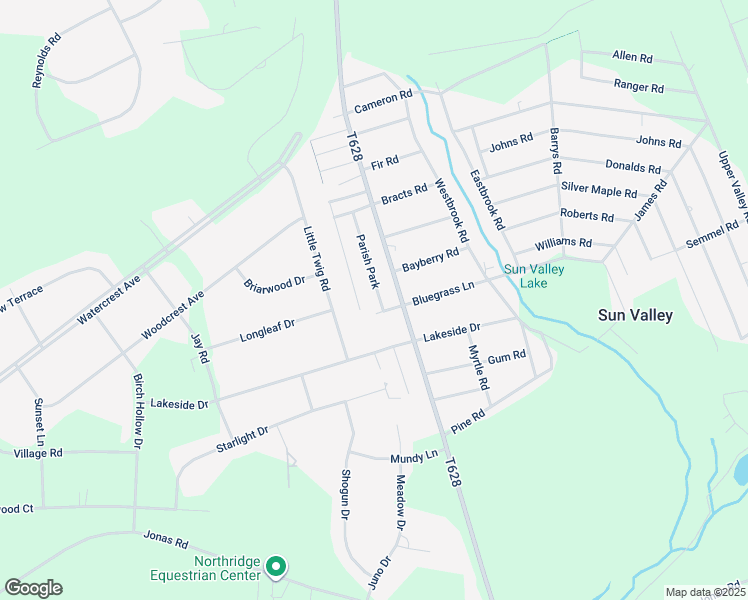 map of restaurants, bars, coffee shops, grocery stores, and more near 1140 Parish Park in Effort
