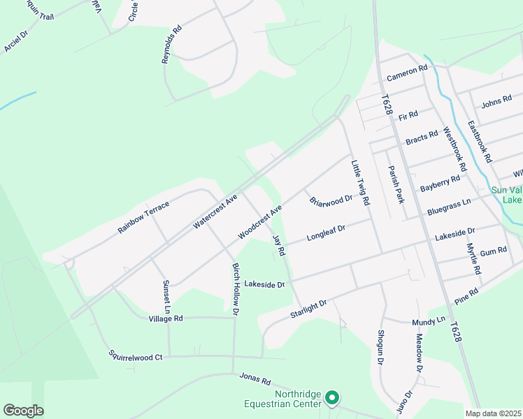 map of restaurants, bars, coffee shops, grocery stores, and more near 3189 Woodcrest Avenue in Effort