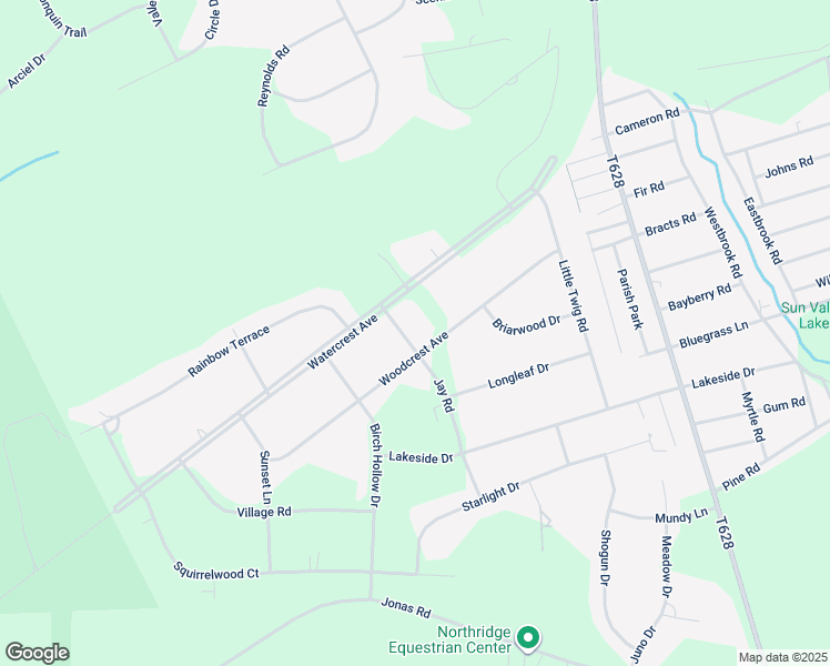 map of restaurants, bars, coffee shops, grocery stores, and more near 3189 Woodcrest Avenue in Effort