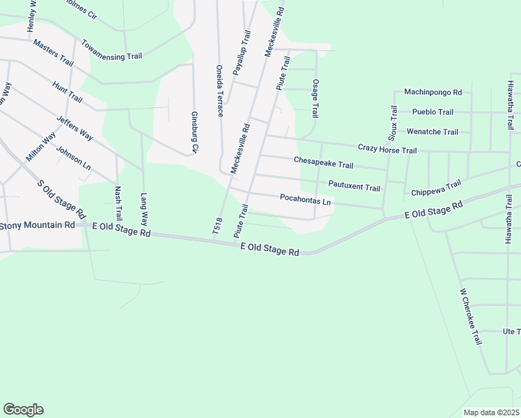map of restaurants, bars, coffee shops, grocery stores, and more near 11 Powhatan Terrace in Albrightsville