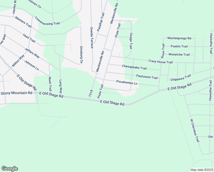 map of restaurants, bars, coffee shops, grocery stores, and more near 11 Powhatan Terrace in Albrightsville