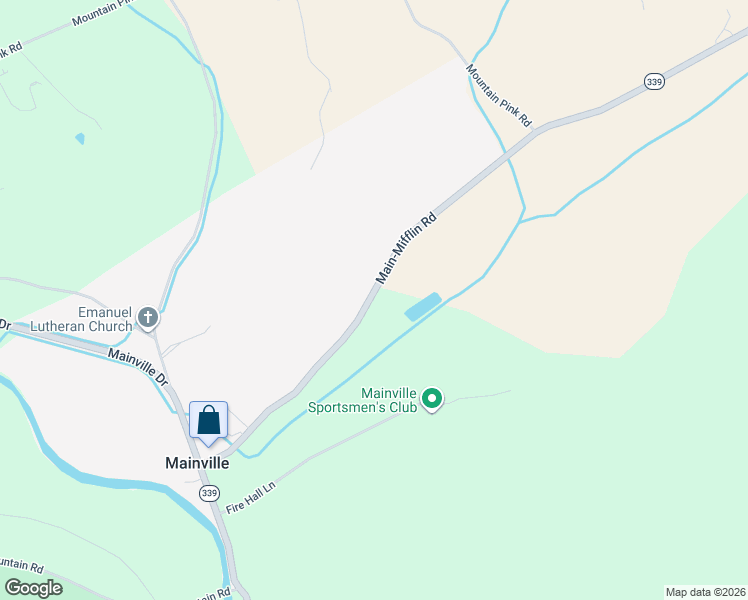 map of restaurants, bars, coffee shops, grocery stores, and more near 106 Main-Mifflin Road in Bloomsburg