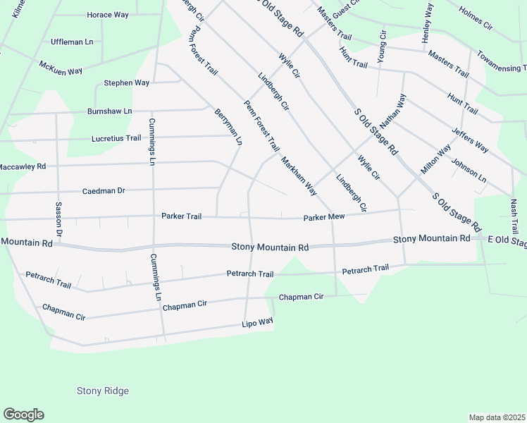 map of restaurants, bars, coffee shops, grocery stores, and more near 13 Parker Trail in Albrightsville