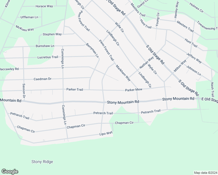 map of restaurants, bars, coffee shops, grocery stores, and more near 13 Parker Trail in Albrightsville