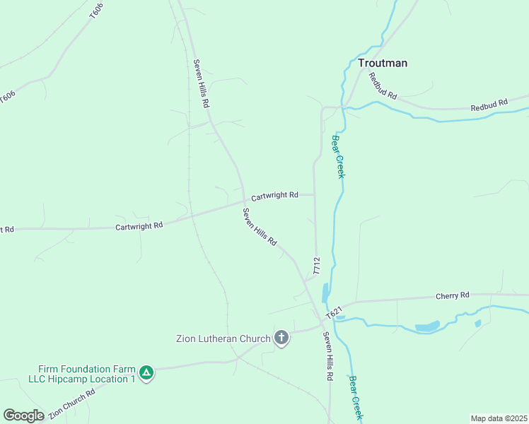 map of restaurants, bars, coffee shops, grocery stores, and more near 202 Cartwright Road in Chicora