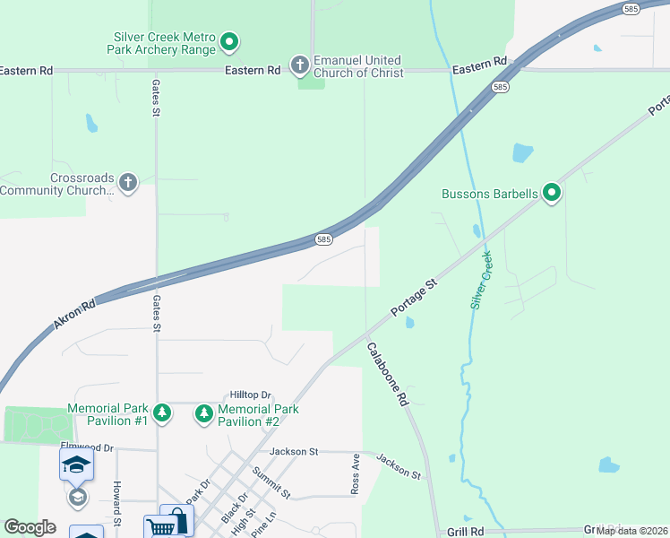 map of restaurants, bars, coffee shops, grocery stores, and more near 582 Silver Creek Drive in Doylestown