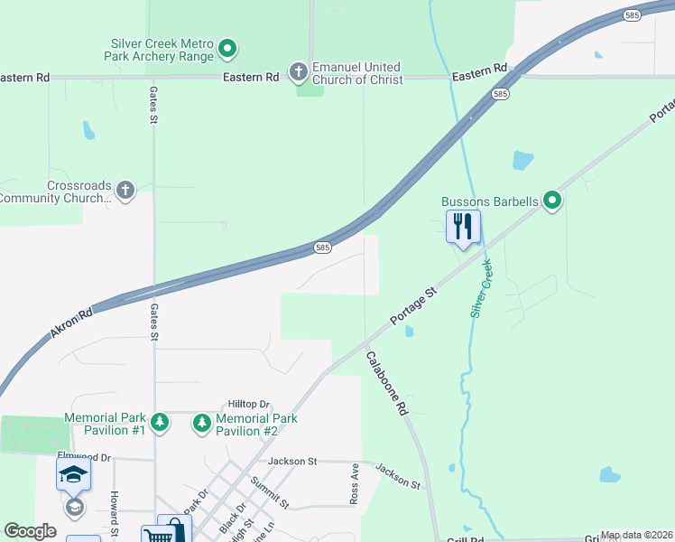 map of restaurants, bars, coffee shops, grocery stores, and more near 582 Silver Creek Drive in Doylestown