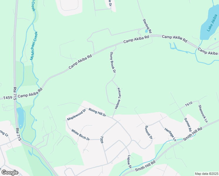 map of restaurants, bars, coffee shops, grocery stores, and more near 332 Stony Brook Drive in Stroudsburg