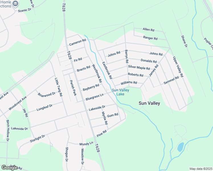 map of restaurants, bars, coffee shops, grocery stores, and more near 602 Westbrook Road in Effort
