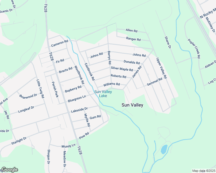 map of restaurants, bars, coffee shops, grocery stores, and more near 1412 Williams Road in Effort