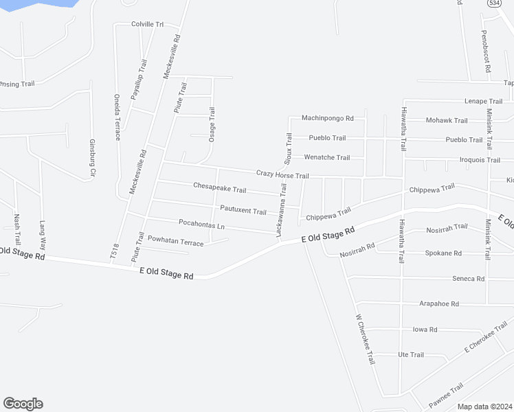 map of restaurants, bars, coffee shops, grocery stores, and more near 69 Pautuxent Trail in Albrightsville