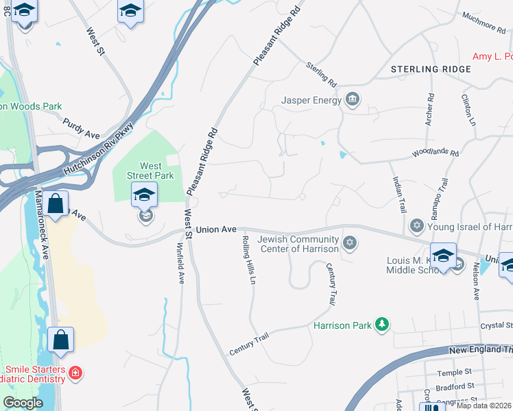 map of restaurants, bars, coffee shops, grocery stores, and more near 209 Union Avenue in Harrison