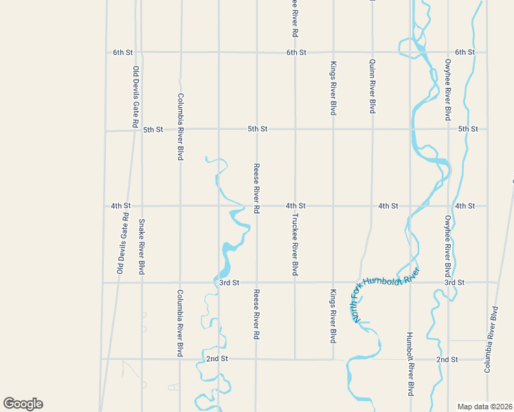 map of restaurants, bars, coffee shops, grocery stores, and more near Reese River Road in Elko County