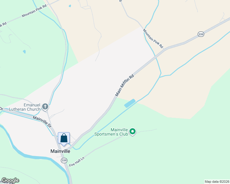 map of restaurants, bars, coffee shops, grocery stores, and more near 106 Main-Mifflin Road in Bloomsburg