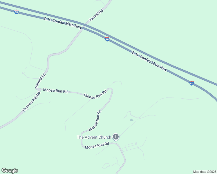map of restaurants, bars, coffee shops, grocery stores, and more near 126 Mountain Creek Lane in Bellefonte