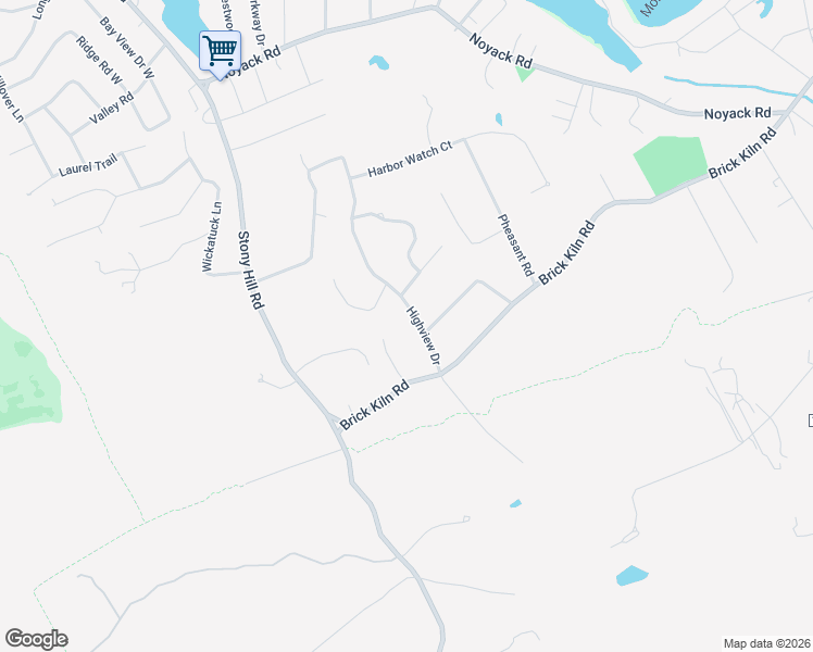 map of restaurants, bars, coffee shops, grocery stores, and more near 15 Highview Drive in Sag Harbor