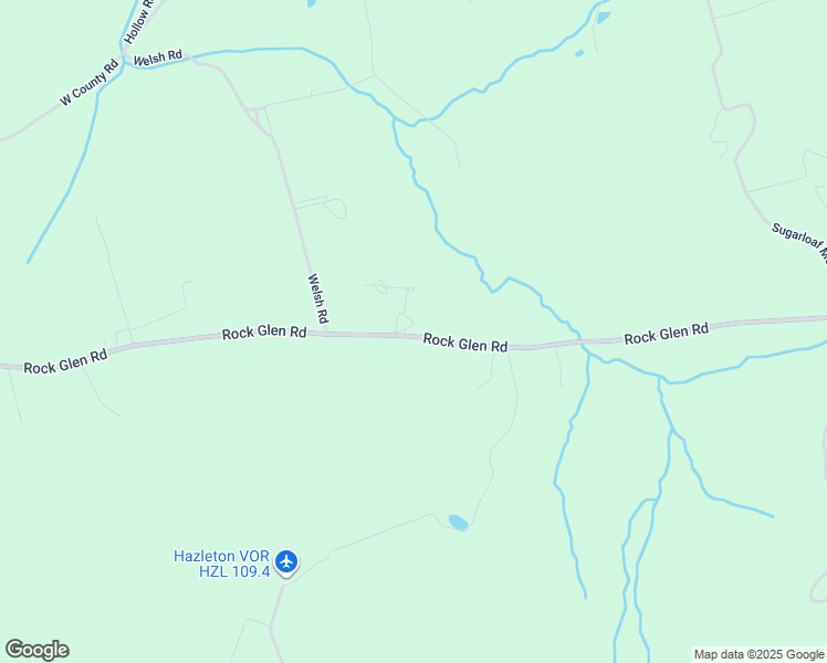map of restaurants, bars, coffee shops, grocery stores, and more near 608 Rock Glen Road in Sugarloaf
