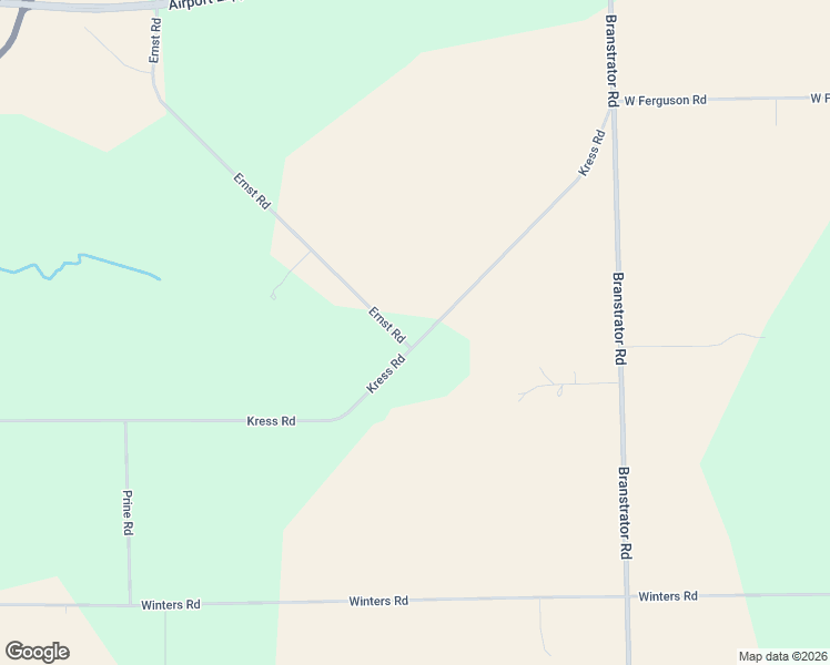 map of restaurants, bars, coffee shops, grocery stores, and more near 8526 Ernst Road in Fort Wayne