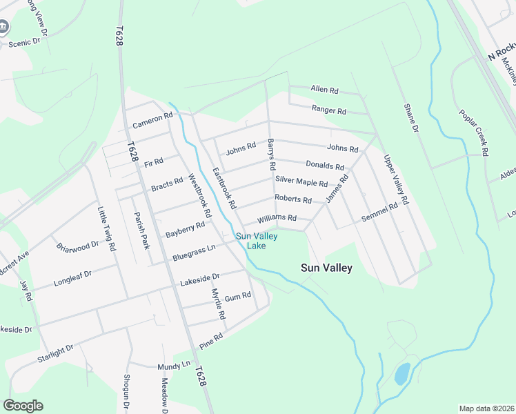 map of restaurants, bars, coffee shops, grocery stores, and more near 1401-1533 Roberts Road in Effort