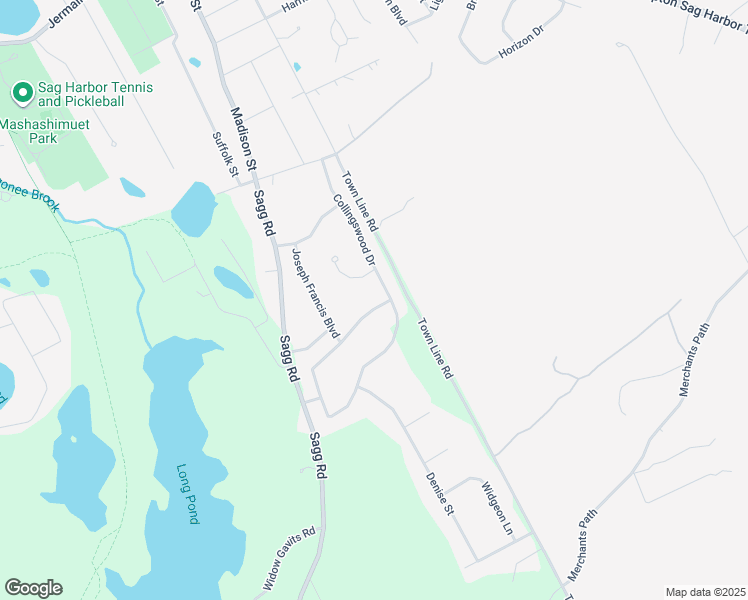 map of restaurants, bars, coffee shops, grocery stores, and more near 7 Mount Misery Drive in Sag Harbor
