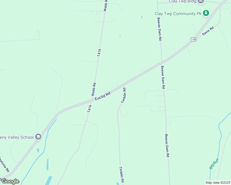 map of restaurants, bars, coffee shops, grocery stores, and more near 322 Euclid Road in Butler