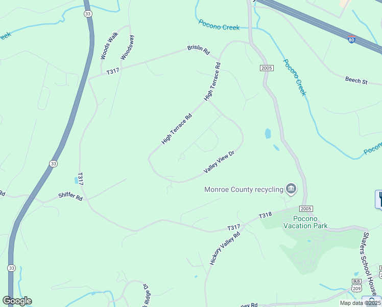 map of restaurants, bars, coffee shops, grocery stores, and more near in Stroudsburg