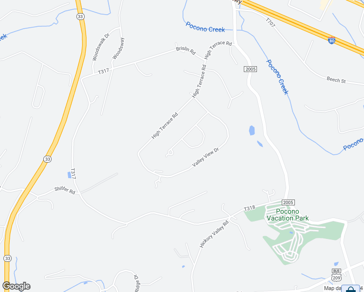 map of restaurants, bars, coffee shops, grocery stores, and more near 151 R Pope Road in Stroudsburg