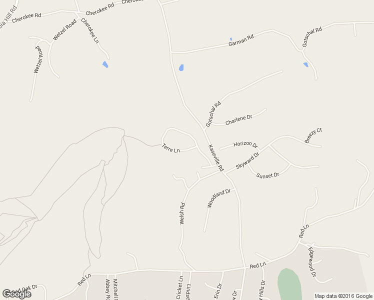 map of restaurants, bars, coffee shops, grocery stores, and more near Terre Lane in Danville
