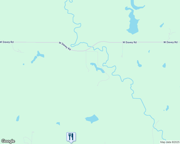 map of restaurants, bars, coffee shops, grocery stores, and more near 2801 West Davey Road in Raymond