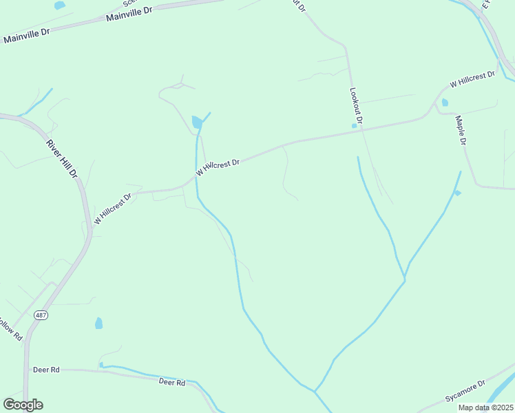 map of restaurants, bars, coffee shops, grocery stores, and more near 146-172 West Hillcrest Drive in Bloomsburg